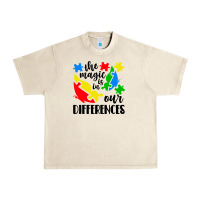 Sandshell the magic is in our differences Urban Heavy Tee - CowhideDigitalArt