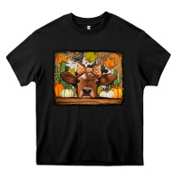 Black fall cow Heavy Core Tee - Jasminsmagicworld