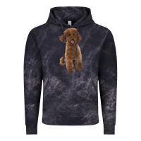 Cloud Black Poodles Dog lllustrations Vintage Hoodie - LillyAllenDesigns