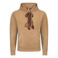 Vintage Camel Poodles Dog lllustrations Vintage Hoodie - LillyAllenDesigns