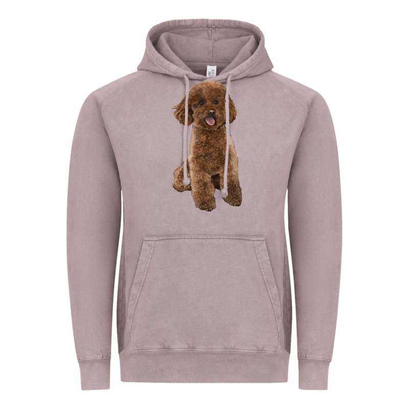 Poodles Dog Lllustrations Vintage Hoodie by LillyAllenDesigns | Teevron
