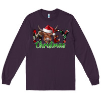 Plum moey Christmas Long Sleeve Tee - CowhideDigitalArt
