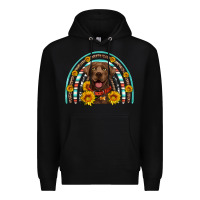 Black chocolate labrador rainbow Premium Hoodie - Artiststas