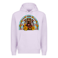 Lilac chocolate labrador rainbow Premium Hoodie - Artiststas