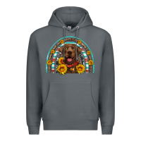 Rock chocolate labrador rainbow Premium Hoodie - Artiststas