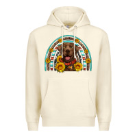 Sandshell chocolate labrador rainbow Premium Hoodie - Artiststas