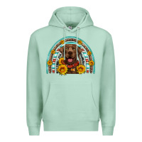 Seafoam chocolate labrador rainbow Premium Hoodie - Artiststas