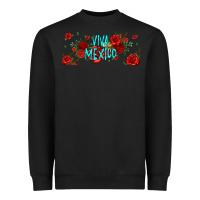 Black viva mexico long live mexico Heavyweight Sweatshirt - Jasminsmagicworld