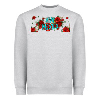 Heather Grey viva mexico long live mexico Heavyweight Sweatshirt - Jasminsmagicworld