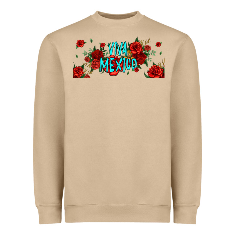 Viva Mexico Long Live Mexico Heavyweight Sweatshirt by Jasminsmagicworld | Teevron
