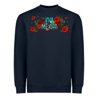Navy viva mexico long live mexico Heavyweight Sweatshirt - Jasminsmagicworld