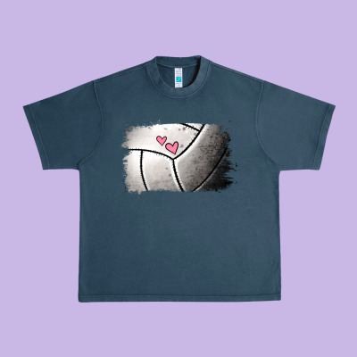 Volleyball Brushstroke Urban Heavy Tee Designed By Jasminsmagicworld