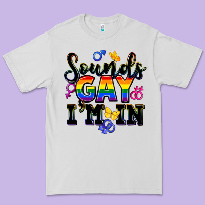 Sounds Gay Im In Premium Tee Designed By Fadigitalartstudio