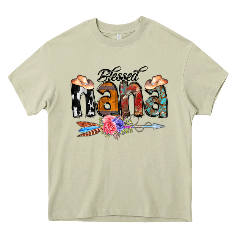 Blessed Nana Heavy Core Tee by CowCowDesign | Teevron