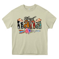 Mossy Blessed Nana Heavy Core Tee - CowCowDesign