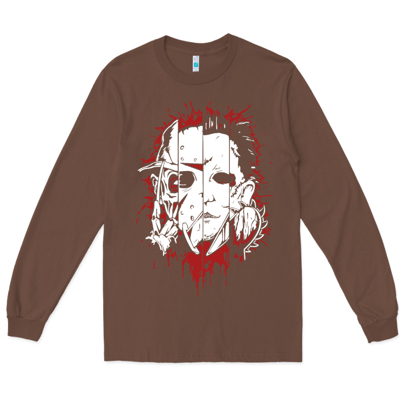 Friends Horror Face Mashup Horror Movies Halloween Long Sleeve Tee by artisFamous | Teevron
