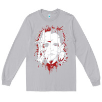 Moon Dust friends horror face mashup horror movies halloween Long Sleeve Tee - artisFamous