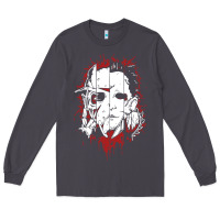 Smoke friends horror face mashup horror movies halloween Long Sleeve Tee - artisFamous