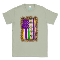 Matcha mardi gras usa flag leopard Classic Tee - OliviaCreatesArt