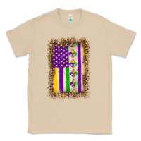 Mushroom mardi gras usa flag leopard Classic Tee - OliviaCreatesArt