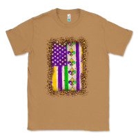 Toasted Coconut mardi gras usa flag leopard Classic Tee - OliviaCreatesArt