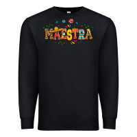 Black spanish maestra teacher Premium Sweatshirt - RanaPortraitStore