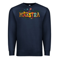 Navy spanish maestra teacher Premium Sweatshirt - RanaPortraitStore