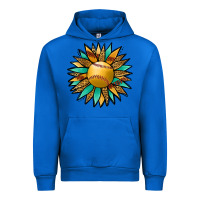 Cobalt Softball Sunflower Urban Hoodie - Jasminsmagicworld