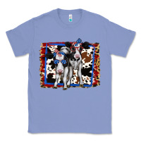 Colony Blue 4th of July Cows Holstein Cows Classic Tee - Jasminsmagicworld
