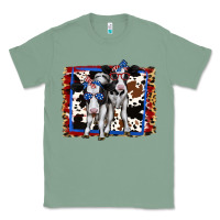 Sage 4th of July Cows Holstein Cows Classic Tee - Jasminsmagicworld