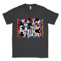 Smoke 4th of July Cows Holstein Cows Classic Tee - Jasminsmagicworld