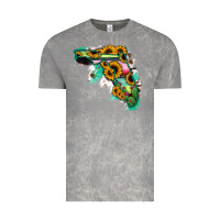 Cloud Rock Florida Map Sunflower Cactus Serape Vintage Tee - RanaPortraitStore