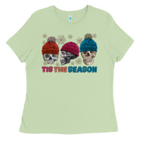 Matcha tis the season skull winter Ladies Tee - FaDigitalArtStudio