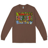 Chestnut Santa's Favorite Rad Tech Long Sleeve Tee - CowhideDigitalArt