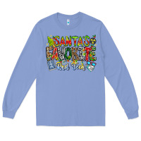 Colony Blue Santa's Favorite Rad Tech Long Sleeve Tee - CowhideDigitalArt
