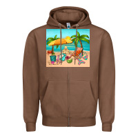 Chestnut summer Zipper Hoodie - RanaPortraitStore