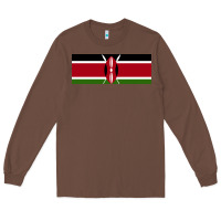 Chestnut kenya flag Long Sleeve Tee - artisFamous