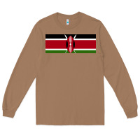Toasted Coconut kenya flag Long Sleeve Tee - artisFamous