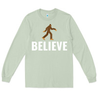 Matcha believe bigfoot white Long Sleeve Tee - artisFamous