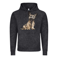 Vintage Black Skye Terrier Dog Illustrations Vintage Hoodie - LillyAllenDesigns