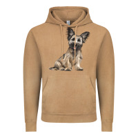 Vintage Camel Skye Terrier Dog Illustrations Vintage Hoodie - LillyAllenDesigns