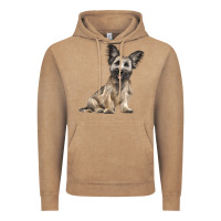 Vintage Coffee Skye Terrier Dog Illustrations Vintage Hoodie - LillyAllenDesigns