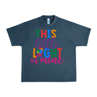 Midnight Navy This Little Light Of Mine Urban Heavy Tee - CowhideDigitalArt
