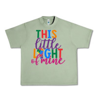 Oil Green This Little Light Of Mine Urban Heavy Tee - CowhideDigitalArt