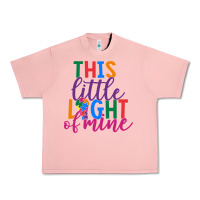 Salmon This Little Light Of Mine Urban Heavy Tee - CowhideDigitalArt