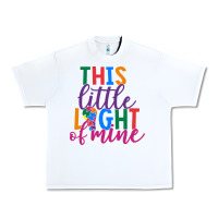 White This Little Light Of Mine Urban Heavy Tee - CowhideDigitalArt