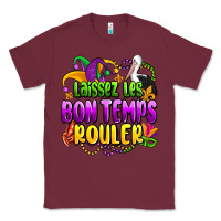 Burgundy laissez les bon temps rouler olivia Classic Tee - OliviaCreatesArt