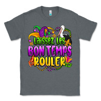 Charcoal Heather laissez les bon temps rouler olivia Classic Tee - OliviaCreatesArt