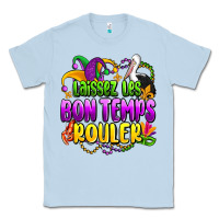 Dusty Blue laissez les bon temps rouler olivia Classic Tee - OliviaCreatesArt