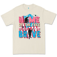 Bone Home of the free because of the brave Premium Tee - FaDigitalArtStudio